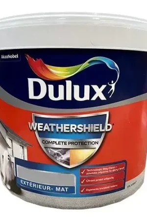 Peinture façade WEATHERSHIELD Complete Protection DULUX Titanium Expédition Rapide