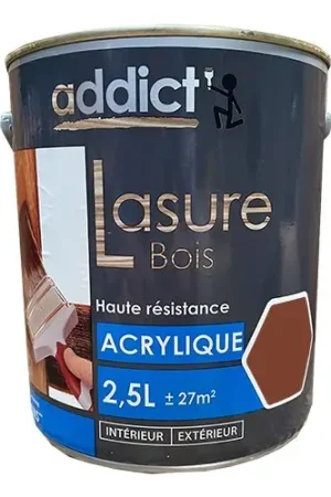 Vente Flash Lasure Acrylique Addict Merisier