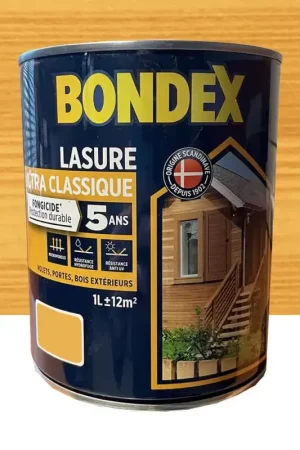 Lasure BONDEX Ultra Classique Fongicide 5 ans Chêne doré Soldes