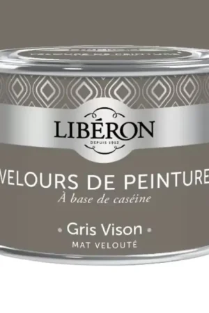Authentique Peinture LIBÉRON Velours de Peinture Gris vison