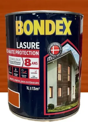 Retour Gratuit Lasure Très Haute Protection 8 ans BONDEX Polyuréthane Teck
