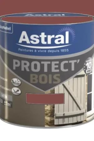 Produit De Marque Peinture Bois ASTRAL Protect'Bois Teck