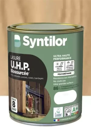 Produit De Marque Lasure U.H.P Biosourcée SYNTILOR Incolore