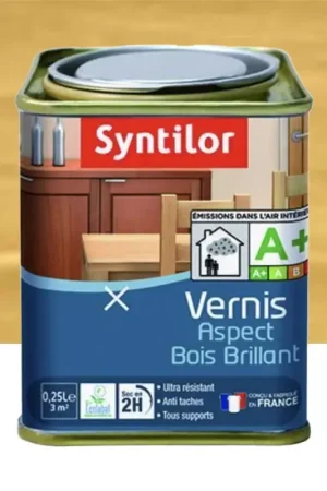 Remise Vernis SYNTILOR Aspect Bois brillant Chêne Clair