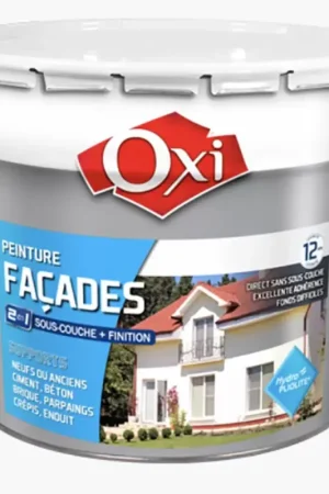 Peinture façade OXI Hydro-pliolite 2 en 1 Blanc Top Vente