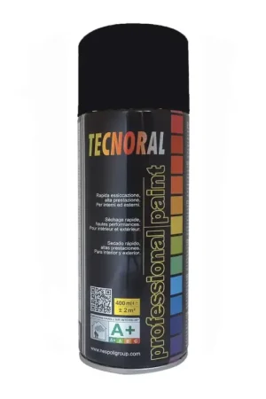 Bombe de peinture TECNORAL (Nespoli) Noir Top Vente