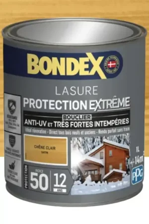 Vente Flash Lasure BONDEX Protection Extrême 12 ans Chêne clair