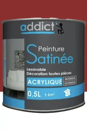 Vente Flash Peinture Satinée addict Tomette
