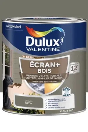 Dernier Modèle Peinture DULUX VALENTINE Ecran+ Bois Origan