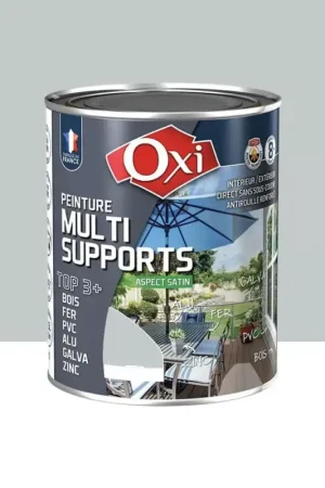Promotion Peinture Multi-Supports Top3+ OXI Gris Clair Satin