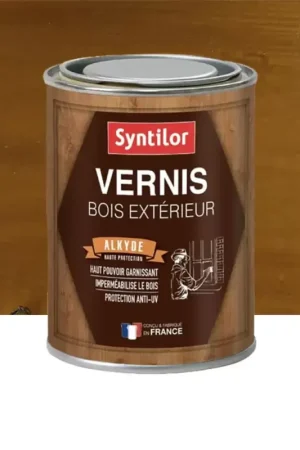 Certifié Vernis Alkyde Bois Exterieur SYNTILOR Chêne foncé brillant