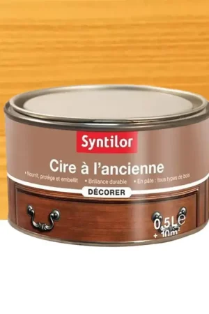 Cire à l'ancienne en pâte Syntilor chêne doré Bon Marché
