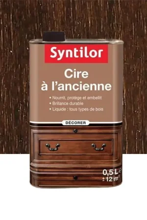 Cire à l'ancienne liquide Syntilor chêne rustique Authentique