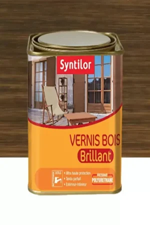 Vernis Bois SYNTILOR Brillant Chêne Foncé Nouvelle Collection