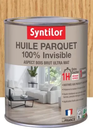 Huile parquet SYNTILOR 100% Invisible Retour Gratuit