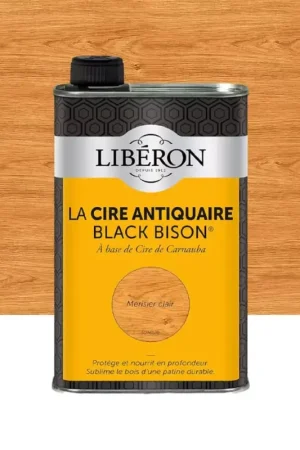 Cire antiquaire LIBÉRON Black Bison Merisier Clair (liquide) Vente Directe