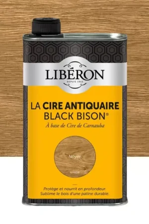 Soldes Cire antiquaire LIBÉRON Black Bison Noyer (liquide)