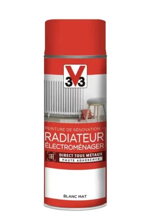 Aérosol Peinture De Rénovation V33 Radiateur Électroménager Blanc Mat Meilleure Vente