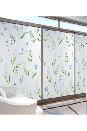Soldes Feuille vitrostatique Muguets 90 x 150 cm JOY@STATIC
