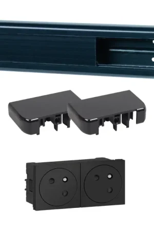Must-Have Kit goulotte DLP à clippage direct 50 x 80 mm noir LEGRAND