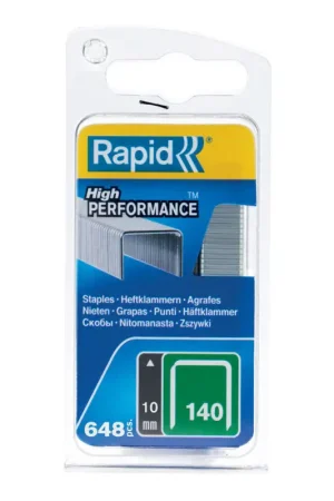 Agrafe en fil plat n°140 10 mm 648 pièces RAPID Meilleure Vente