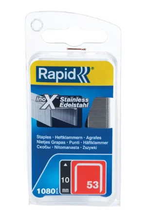 Agrafe en fil fin n° 53 10 mm 1080 pièces RAPID Remise