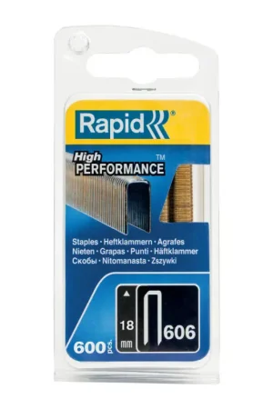 Promotion Saisonnière Agrafe étroite n°606 18 mm 1200 pièces RAPID