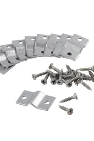 Clip de fixation pour panneau grillagé Bari 8 pièces GIARDINO Certifié