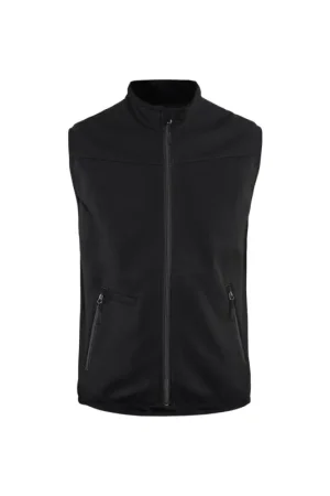 Gilet de travail Softshell Stretch+ noir et gris foncé L BLAKLADER Haute Qualité