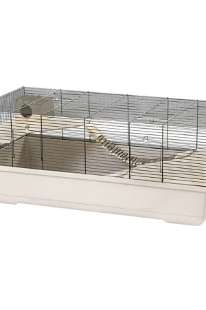 Cage 101 Nature pour hamster beige et noire 100 x 53 x 40 cm MPS Certifié