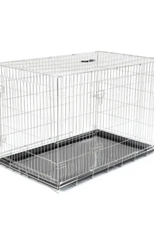 Vente Flash Cage de transport pliable Classic argent 122 x 75 x 81 cm VADIGRAN