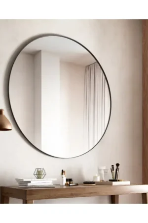 Miroir June noir Ø 80 cm THYS Usine Directe