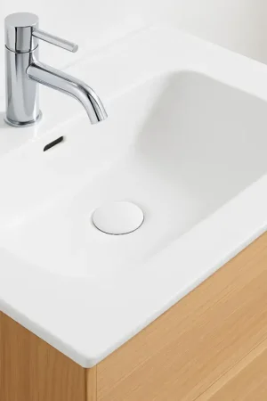 Petit Prix Plan de toilette Velluto blanc brillant 81 cm THYS