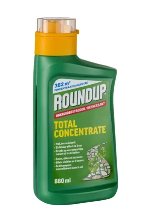 Livraison Express Désherbant et anti-mousse Total Concentrate 0,88 L ROUNDUP