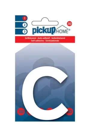 Meilleur Choix Lettre C adhésive Rio blanche 10 cm PICKUP