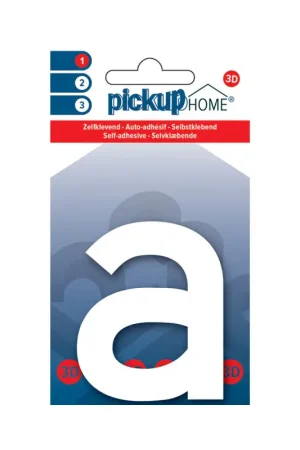 Lettre A adhésive Rio blanche 10 cm PICKUP Retour Gratuit
