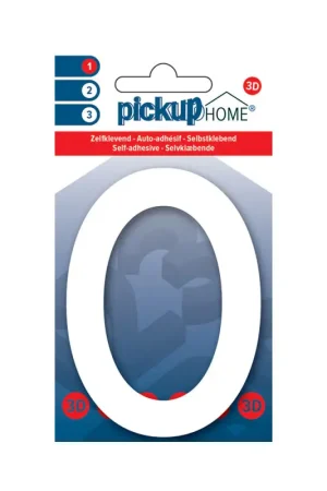 Chiffre 0 adhésif Rio blanc 10 cm PICKUP Super Prix