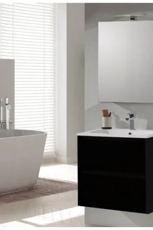 Ensemble de salle de bain Melanie noir 60 cm THYS Populaire