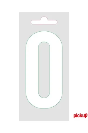 Top Vente Lettre O adhésive blanche 9 cm PICKUP