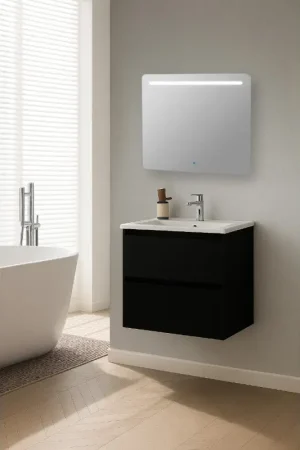 Achetez Aujourd'hui Meuble sous plan Melanie noir 80 cm THYS