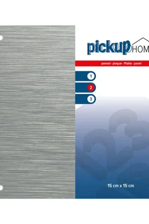 Bon Marché Plaque 3D Home aluminium 15 x 15 cm PICKUP