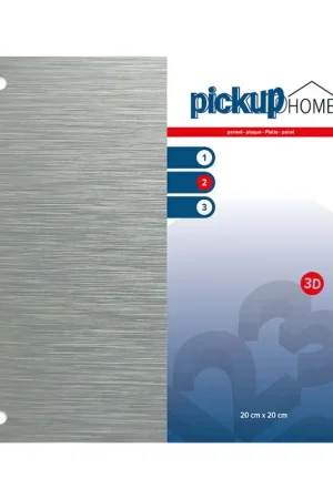 Vente Directe Plaque 3D Home aluminium 20 x 20 cm PICKUP