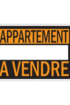 Affiche adhésive appartement à vendre 33 x 23 cm PICKUP Expédition Rapide