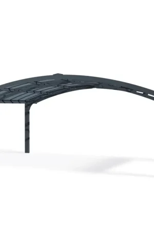 Carport en aluminium Arizona Breeze gris foncé 26,9 m² Prix Promo