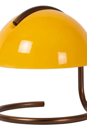Prix Choc Lampe de table Cato orange E27 40 W LUCIDE