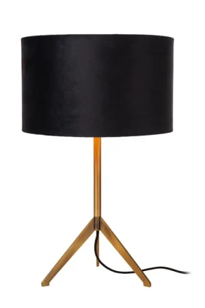 Lampe de table Tondo or mat E27 60 W LUCIDE Soldes