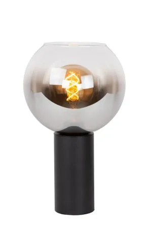Lampe de table Marius noire E27 40 W LUCIDE Expédié Aujourd'hui