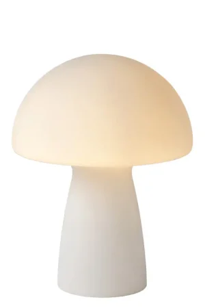 Lampe de table Fungo opalin E27 60 W LUCIDE Prix Promo