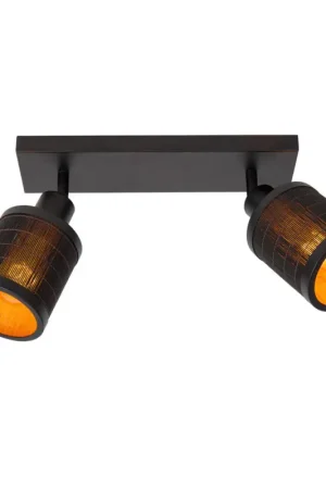 Prix Promo Spot Tagalog noir E27 2 x 40 W LUCIDE