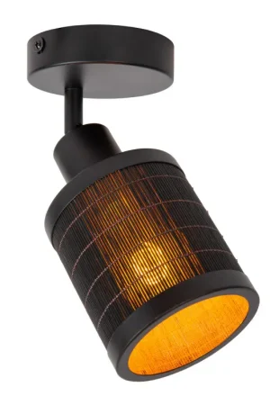 Solde Spot Tagalog noir E27 40 W LUCIDE